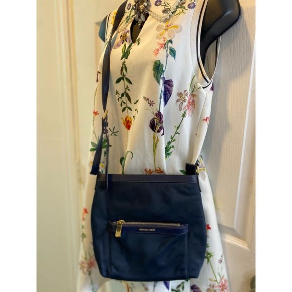 Michael Kors Blue Nylon Crossbody Bag - Picture 8 of 11